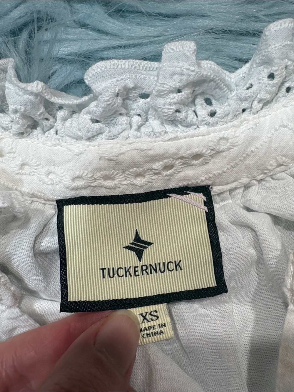 Tuckernuck White Eyelet Crawford Lace Mini Dress - Picture 3 of 12